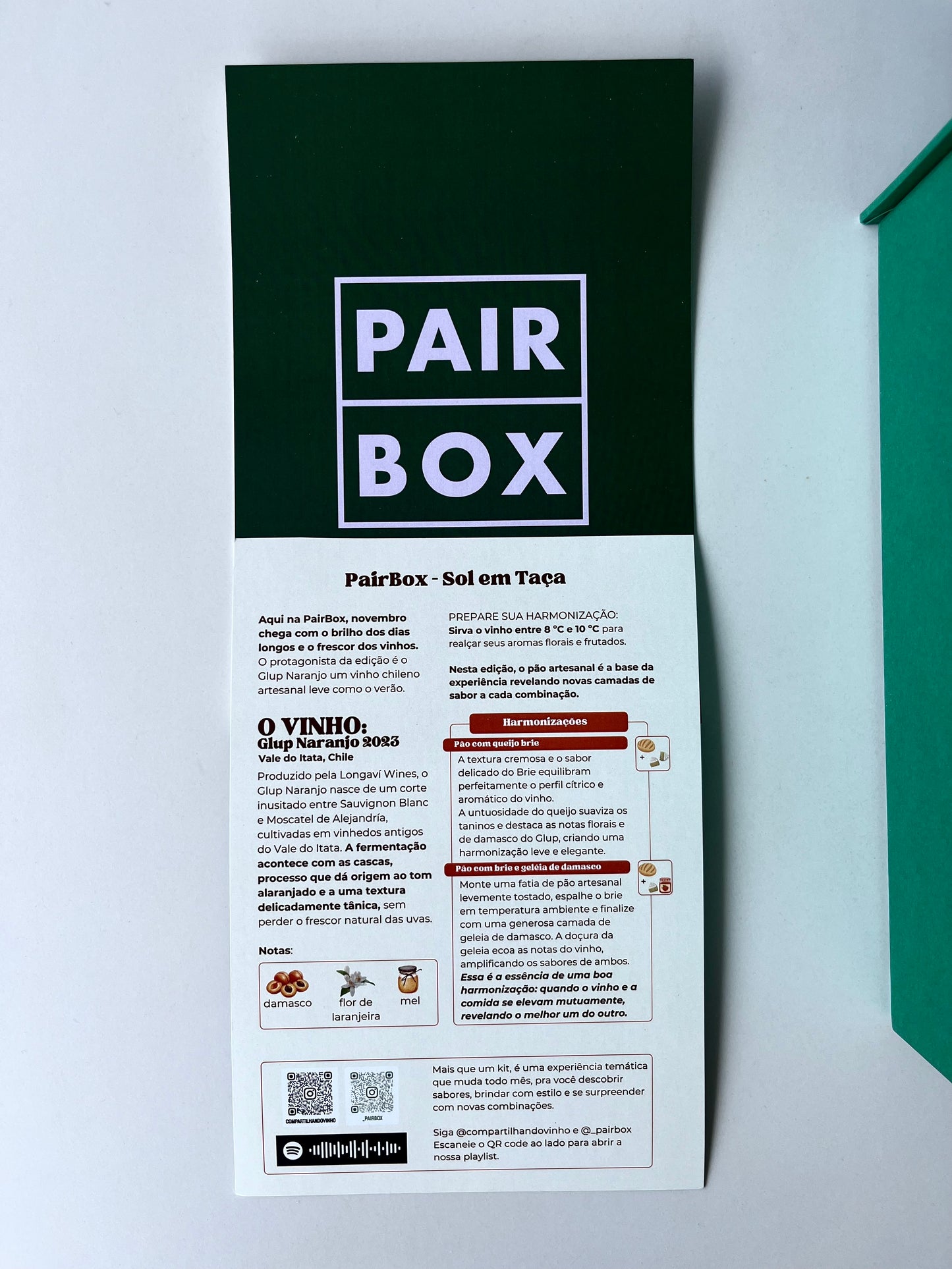 PairBox – Sol em taça
